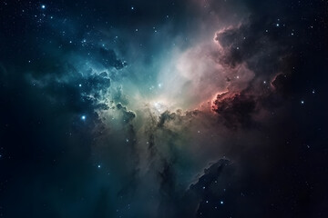 Obraz na płótnie Canvas Milky Way galaxy space universe stars background