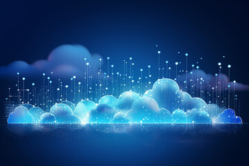 Data cloud services background