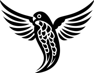 Obraz premium bird tribal 