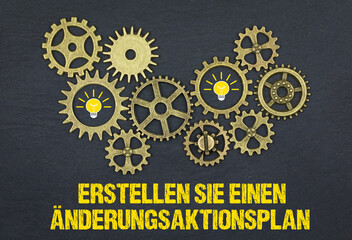 Erstellen Sie einen Änderungsaktionsplan	
