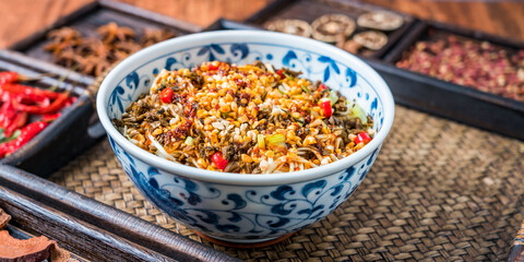 Yibin cuisine in Sichuan, China - Yibin fried noodles