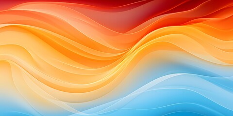 Abstract background of colorful lines with gradient transitions