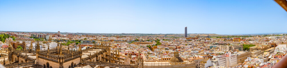 Vistas desde la Giralda de Sevilla