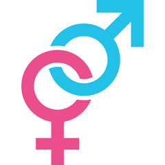 gender symbol of human, gender equality in society