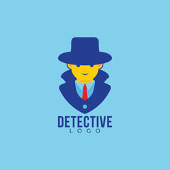 detective logo design concept template