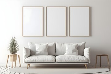 Aesthetic Blank Frame Scene, generative, ai