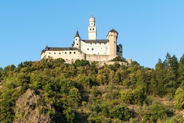 Fototapeta na wymiar Majestic castle Castle at Rhine Valley