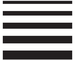 Obraz premium Thick horizontal line collection