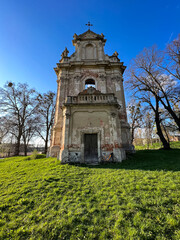 Naklejka premium Gravel bicycle in the city park on the summer season