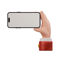 02 Phone Hand Gesture 3D Illustrations