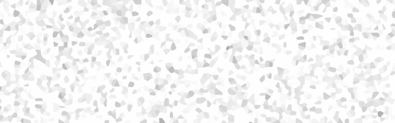 Terrazzo seamless pattern on gray background. Abstract grey stone terrazzo tile texture vector background. Terrazzo flooring tile design for rock mosaic floor.  Light quartz brick backdrop