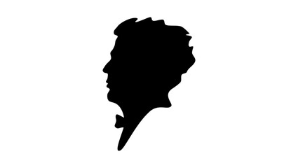 Michael Faraday silhouette