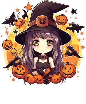 Happy Halloween Funny Spooky Halloween Costume Illustration Halloween