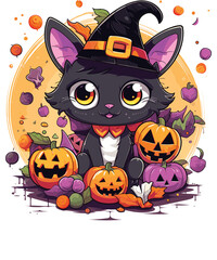 Happy Halloween Funny Spooky Halloween Costume Illustration Halloween