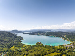 Wörthersee by Klagenfurt Aerial Photo