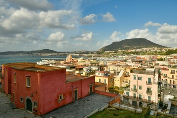 The old town of Pozzuoli in Italy.