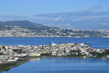 Fototapeta premium The sea of Naples, Italy.