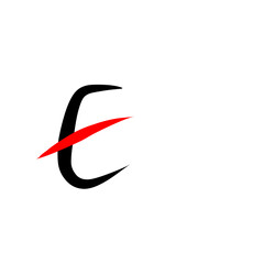 Initial Letter E logotype