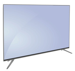 HD television monitor. vector illustration