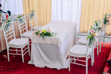 wedding table setting