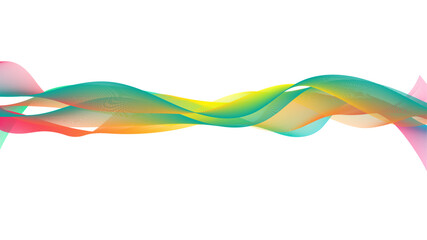 Dynamic flowing wave lines design element. Abstract wavy lines gradient vector illustration. Abstract colorful gradient blend wave lines and technology background.	