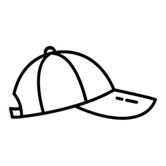 Baseball Cap Line Icon