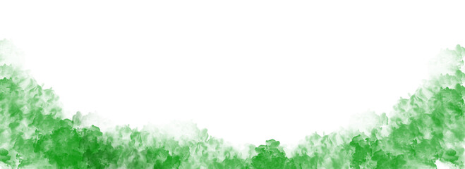 Green color gradient smoke transparent backgrounds