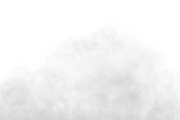 Deurstickers white smoke isolated in PNG © HDESINER