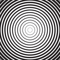 Obraz premium abstract geometric black illusion circle pattern perfect for background, wallpaper