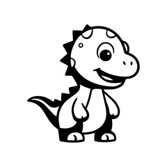 dinosaur sketch drawing for child