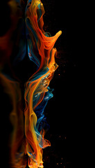 This abstract artwork is a testament to the power of artistic expression created with Generative AI technology