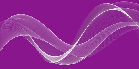 Abstract Pink background with simply curve lighting element 