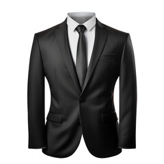 black suit, transparent background png