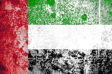 united arab emirates flag texture as backdrop