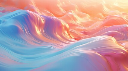 Obraz premium Color Splash series. Background design of fractal paint and rich texture on the subject of imagination, creativity and art.