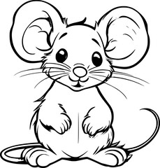 Fototapeta na wymiar Cute Mouse