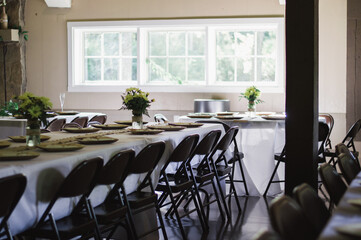 wedding table and chairs