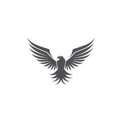 Trendy and Creative Falcon Logo, Vector illustration isolated on white background, Modern Flying Falcon Symbol or LogoMark, Hawk, Eagle, Bird Flying, Falcon Logo for T-shirt, Falcon Mascot emblem sign