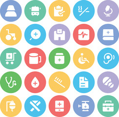 Pack of Healthy Lifestyle Line Icons

