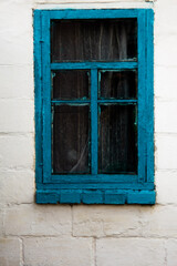 old wooden window