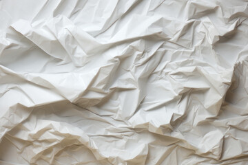 Obraz premium Background, texture, white crumpled paper. Background for the site. AI generative.