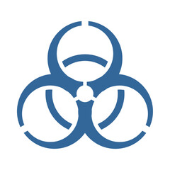 Vector graphic of biological hazard warning sign