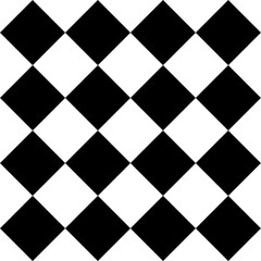 Seamless pattern with geometric motifs in black and white. Vector illustration.