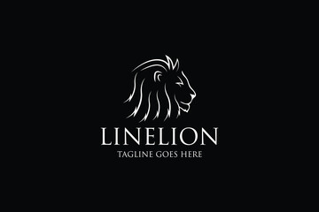 Line Lion Logo
