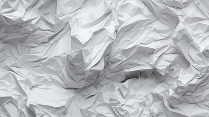 Obraz premium White paper with crumpled effect