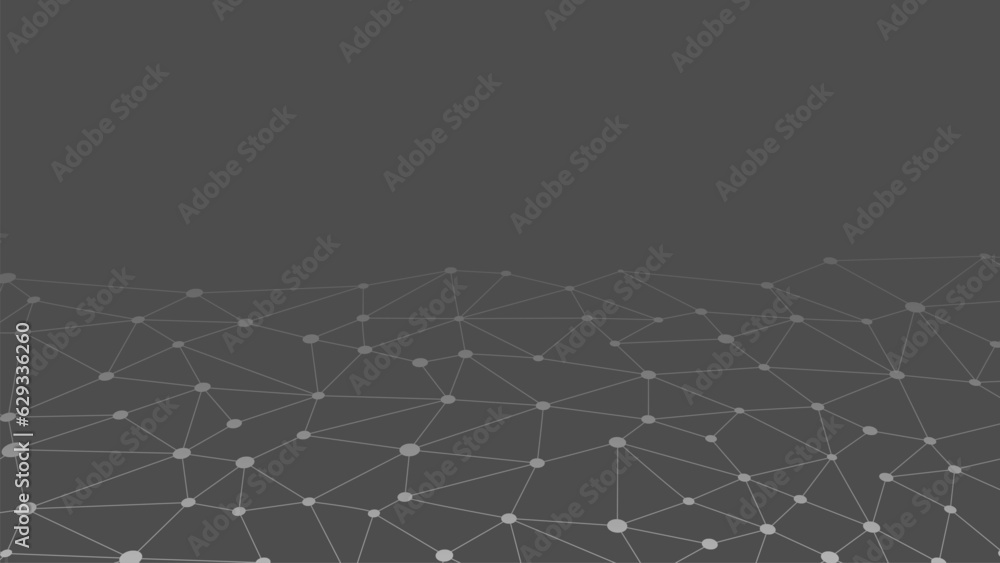 Poster Abstract geometric background. Plexus mesh backdrop. Vector