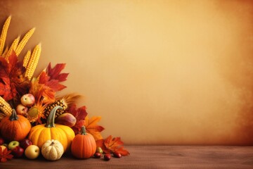 Naklejka na ściany i meble Frame with pumpkins halloween