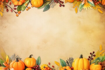 Naklejka na ściany i meble autumn orange background