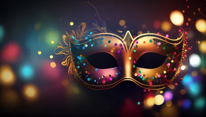 Poster Im Rahmen carnival mask background © neeaistock