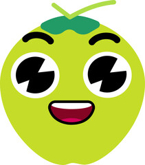 Coconut Face Wide Smile